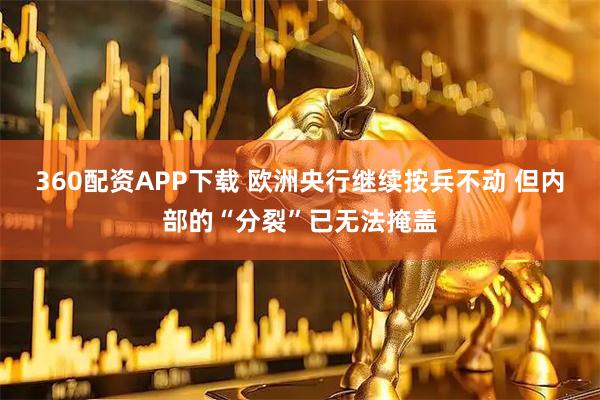 360配资APP下载 欧洲央行继续按兵不动 但内部的“分裂”已无法掩盖